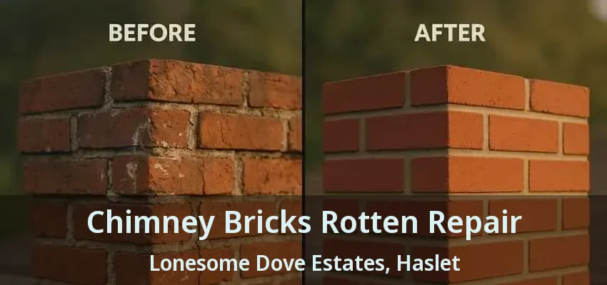 Chimney Bricks Rotten Repair Lonesome Dove Estates, Haslet - TX