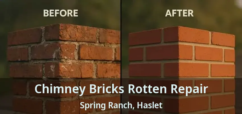 Chimney Bricks Rotten Repair Spring Ranch, Haslet - TX