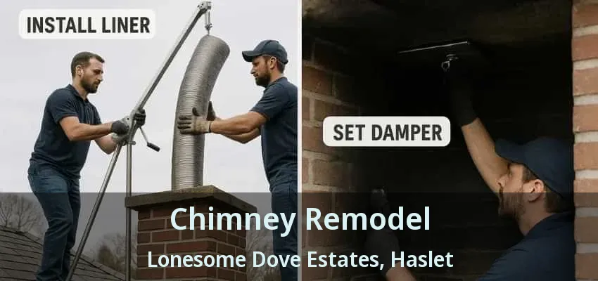 Chimney Remodel Lonesome Dove Estates, Haslet - TX