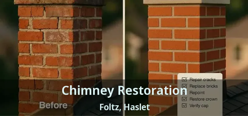 Chimney Restoration Foltz, Haslet - TX