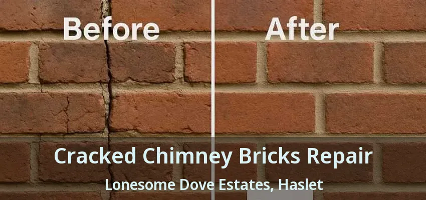 Cracked Chimney Bricks Repair Lonesome Dove Estates, Haslet - TX