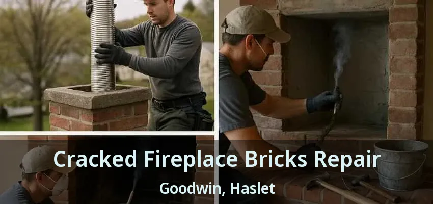 Cracked Fireplace Bricks Repair Goodwin, Haslet - TX