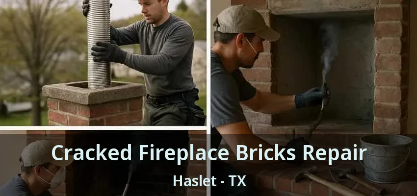 Cracked Fireplace Bricks Repair Haslet - TX