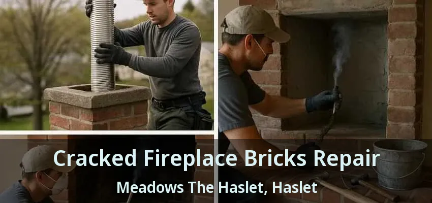 Cracked Fireplace Bricks Repair Meadows The Haslet, Haslet - TX