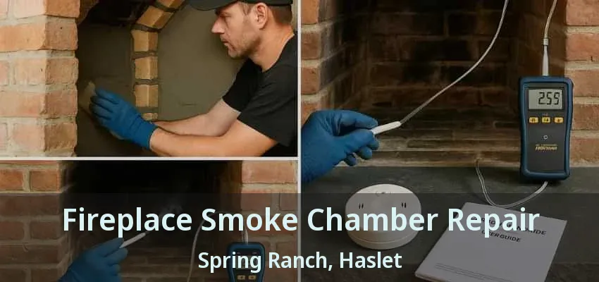 Fireplace Smoke Chamber Repair Spring Ranch, Haslet - TX