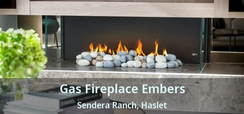 Gas Fireplace Embers Sendera Ranch, Haslet - TX