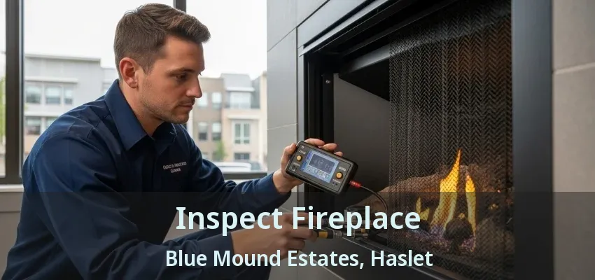 Inspect Fireplace Blue Mound Estates, Haslet - TX