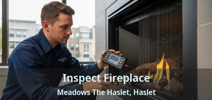 Inspect Fireplace Meadows The Haslet, Haslet - TX