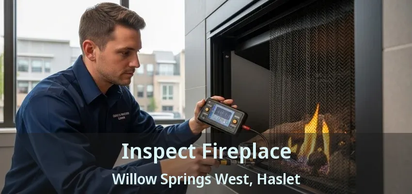 Inspect Fireplace Willow Springs West, Haslet - TX