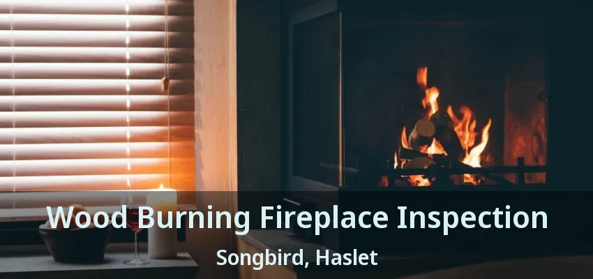 Wood Burning Fireplace Inspection Songbird, Haslet - TX