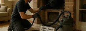 Fireplace Smoke Chamber Repair Meadows The Haslet, Haslet
